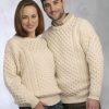 Aran Merino Crew Neck Sweater