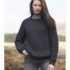 Aran Merino Crew Neck Sweater