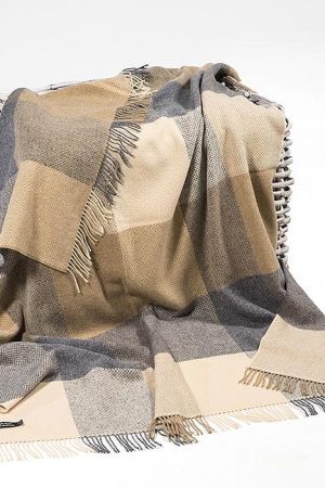 Merino Cashmere Throw Ref 1473|Irish Made Throws|Irish Handcrafts