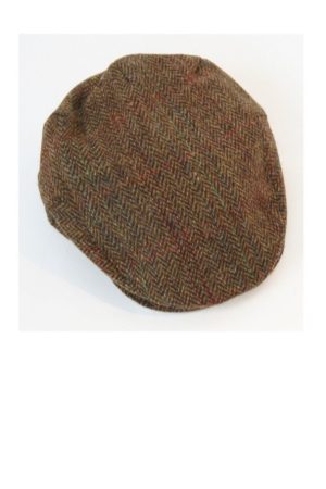 Tweed Cap Brown Herringbone TCJ05