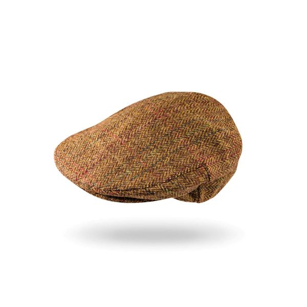Tweed Cap Rust Brown Herringbone Ref TCH56