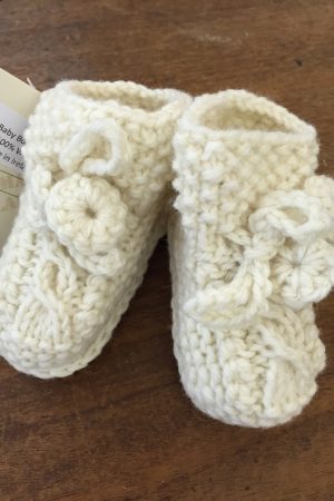 Handknitted Aran Baby Bootees|Kids|Handknitted Arans|Irish Handcrafts