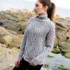 Aran Cable Neck Sweater