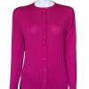 Castle of Ireland Bordeaux Baby Cable Cardigan 1|Castle Knitwear|Irish Handcrafts -1