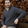 Half Zip Fishermans Rib Sweater