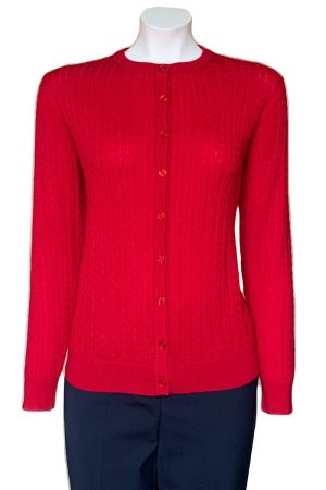 Castle Knitwear Cherry Baby Cable Cardigan|Castle Knitwear|Irish Handcrafts -1