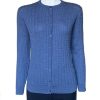 Castle Knitwear Denim Baby Cable Lumbar Cardigan -3