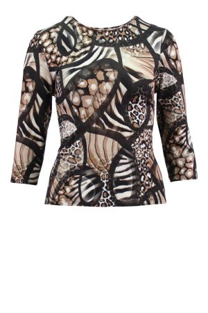 Lebek Print Top|Barbara Lebek Clothing|Tops|Irish Handcrafts