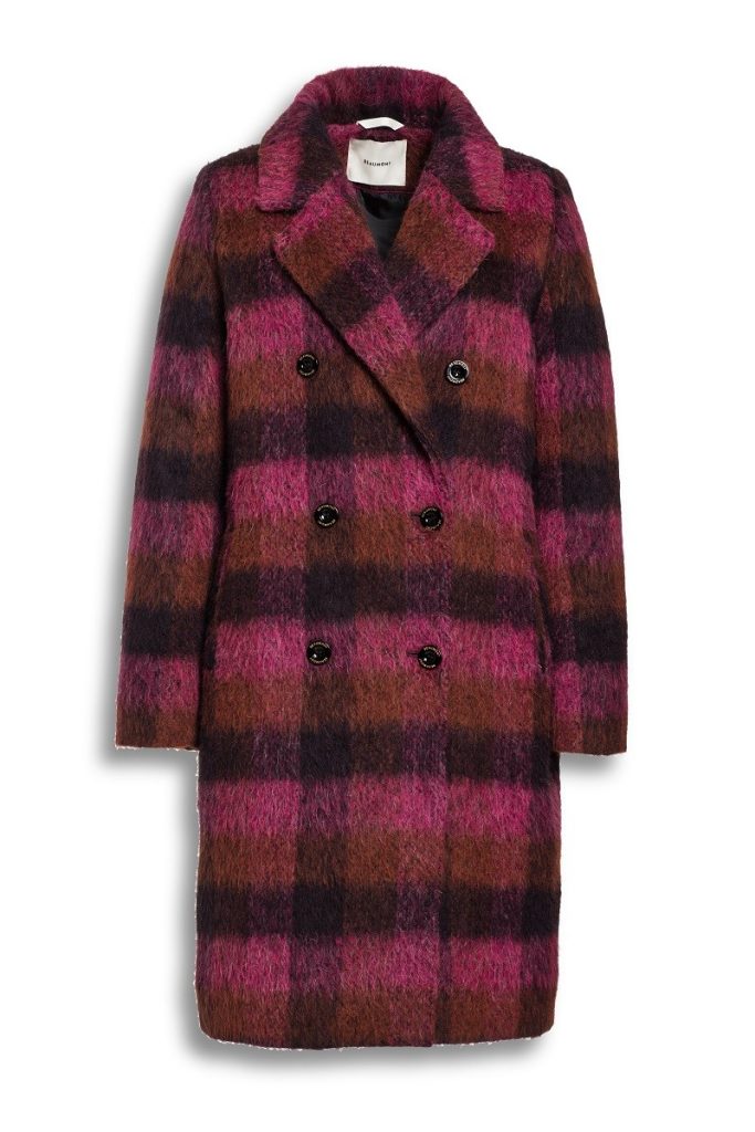 Beaumont Amsterdam Fushia Check Coat|Beaumont Coats|Irish Handcrafts 1