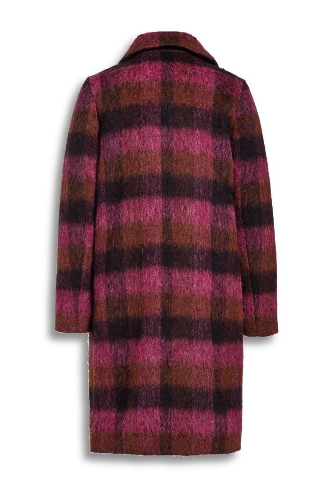 Beaumont Amsterdam Fushia Check Coat|Beaumont Coats|Irish Handcrafts