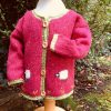 Childs Handmade Sheep Cardigan|Julie Dillon Knitwear|Irish Handcrafts 1