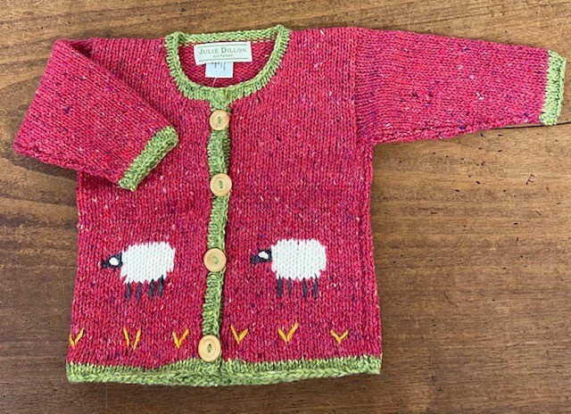 Childs Handmade Sheep Cardigan|Julie Dillon Knitwear|Irish Handcrafts 2
