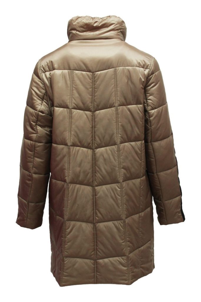 Lebek Quilted Long Jacket Reversible Bronze|Outerwear|Irish Handcrafts 2