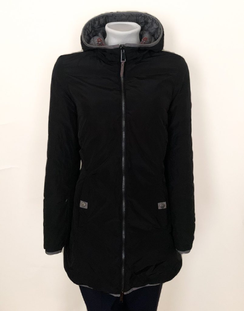 Lebek Reversible Long Jacket Steel Grey|Lebek Outerwear|Irish Handcrafts 4
