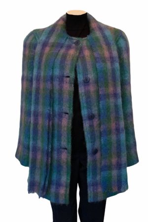 Donegal Design Mohair Coat With Scarf|Mohair Coats|Irish Handcrafts 1