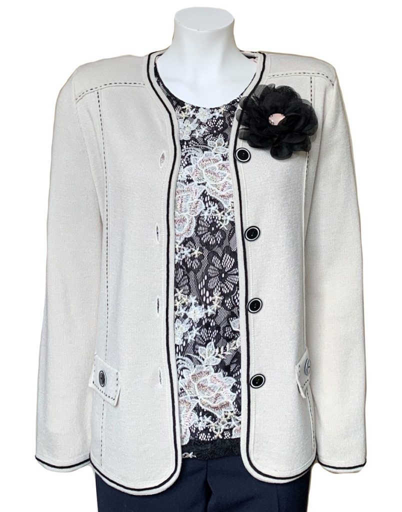Classic Style Knit Jacket|Ladies Knitwear| Irish Handcrafts 1