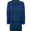 Donegal Design Blue Mohair Coat With Scarf|Mohair Coats|Irish Handcrafts 3