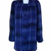 Donegal Design Mohair Midnight Blue Coat With Scarf |Mohair Coats|Irish Handcrafts 1