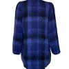 Donegal Design Mohair Midnight Blue Coat With Scarf |Mohair Coats|Irish Handcrafts 2