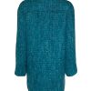 Donegal Design Turquoise Mohair Coat|Mohair Coats|Irish Handcrafts 2