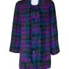 Donegal Design Mohair Purple Coat With Scarf|Irish Handcrafts 1