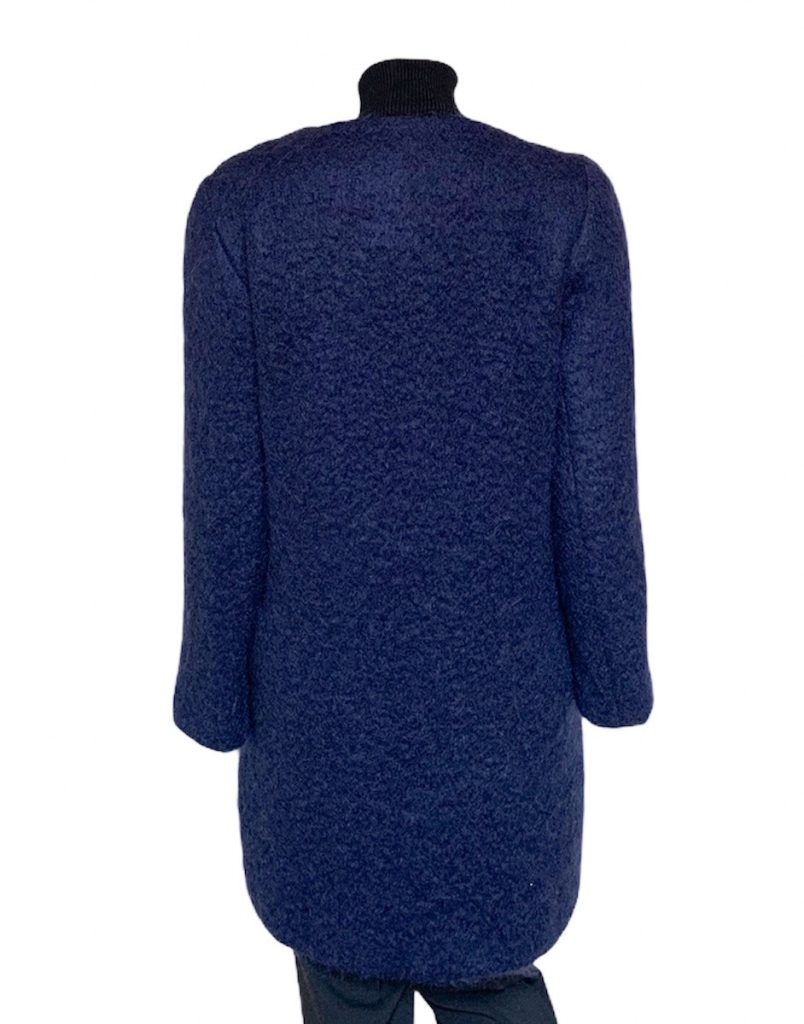 Donegal Design Navy Mohair Coat|Mohair Coats|Irish Handcrafts 2