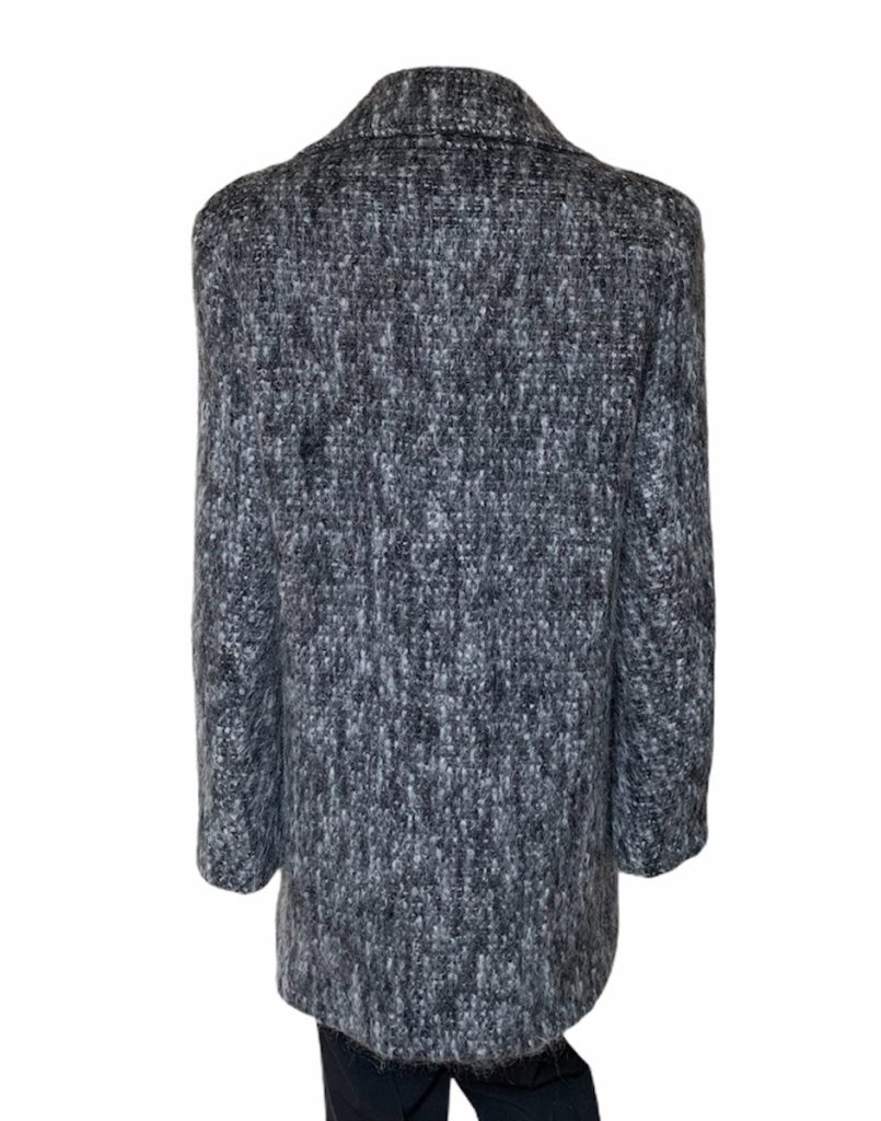 Donegal Design Grey Mohair Coat|Mohair Coats|Irish Handcrafts 3