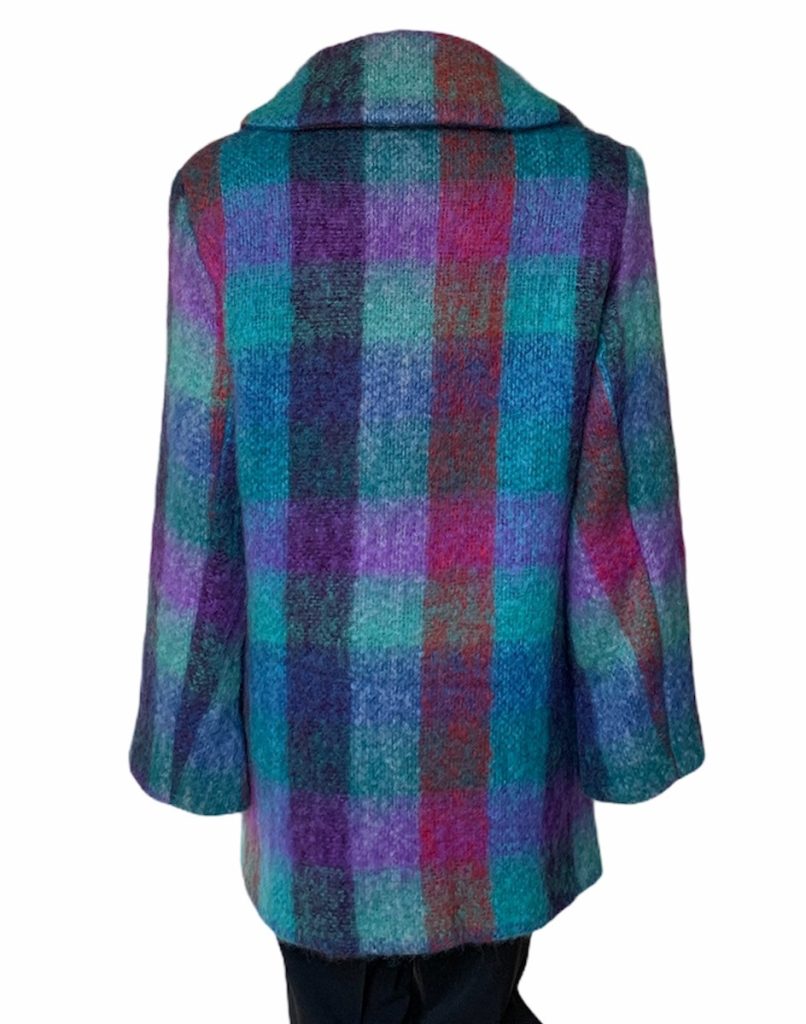 Donegal Design Multicolour Mohair Coat