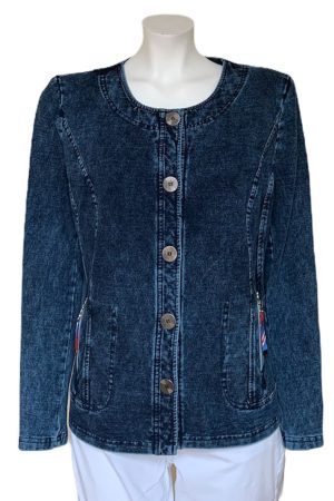 Denim Button Up Jacket|Denim Collection|Irish Handcrafts 1