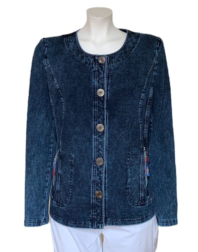 Denim Button Up Jacket|Denim Collection|Irish Handcrafts 1