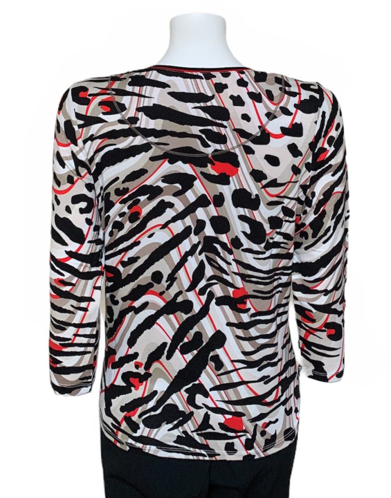 Barbara Lebek Zebra Print Top|Tops Blouses & Accessories|Irish Handcrafts 2