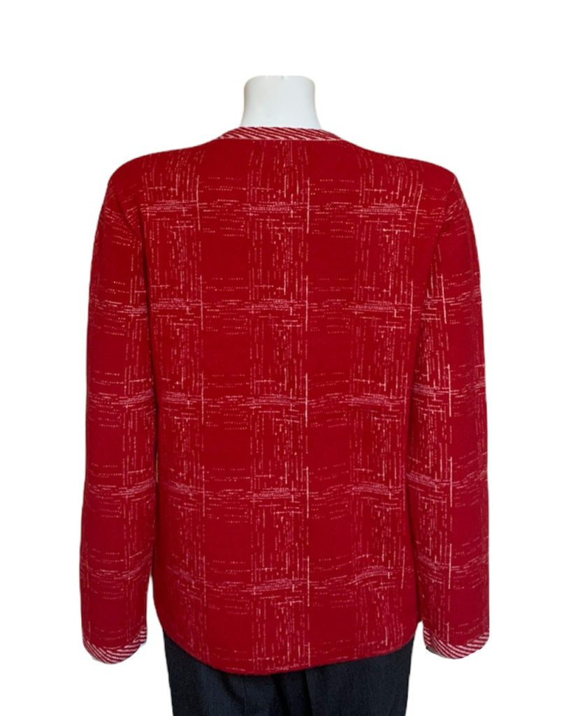 Castle Knitwear Sangria Round Neck Cardigan|Irish Handcrafts 2