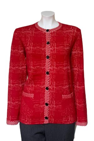 Castle Knitwear Sangria Round Neck Cardigan|Irish Handcrafts 1