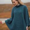 Aran Knit Poncho|Irish Knitwear Ponchos & Capes|Irish Handcrafts 1