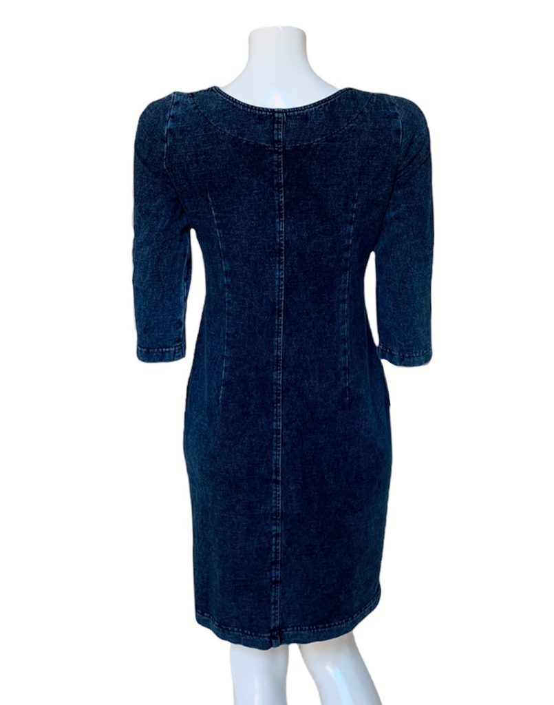 Denim Half Zip Dress|Denim Fashion Collection|Irish Handcrafts 2