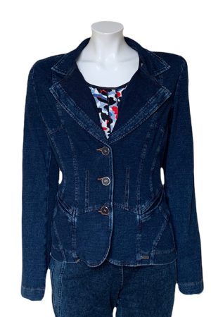 Button Up Denim Jacket|Irish Handcrafts 1