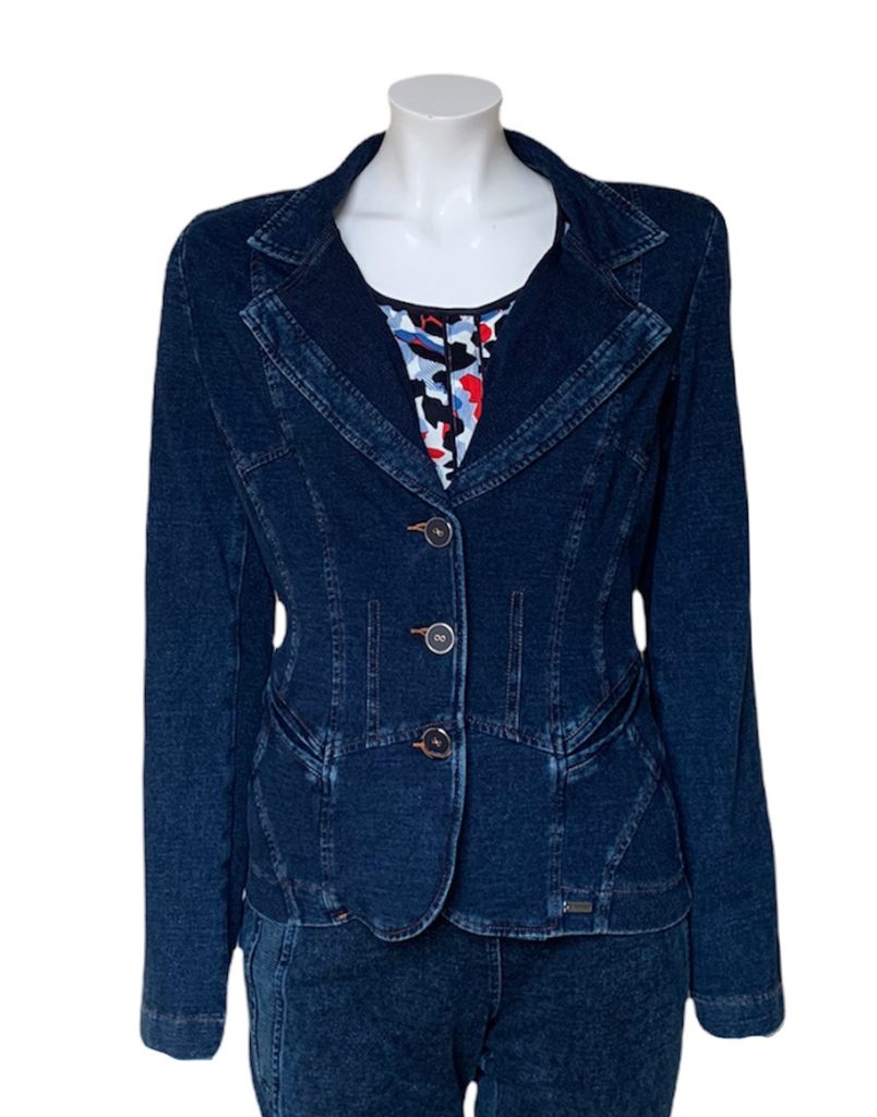 Button Up Denim Jacket|Irish Handcrafts 1