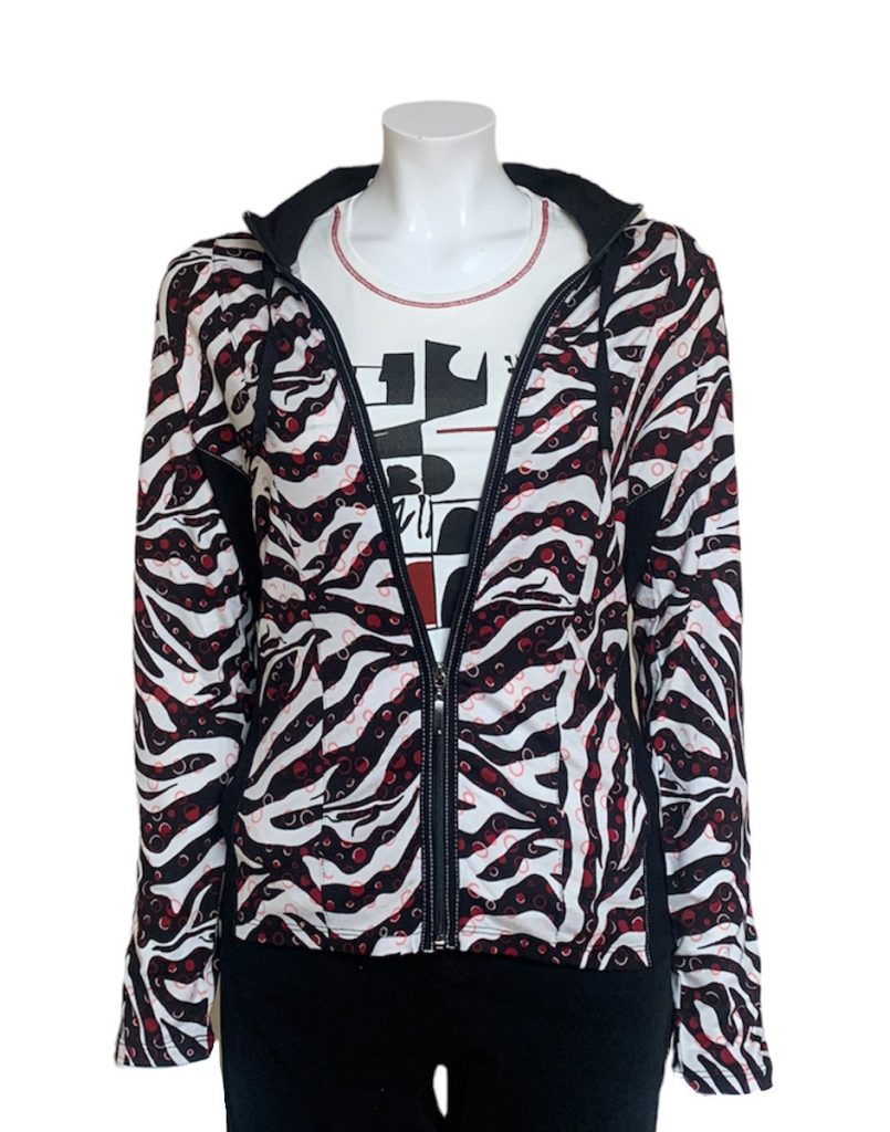 Barbara Lebek Zebra Print Jacket|Lebek Clothing|Irish Handcrafts 1
