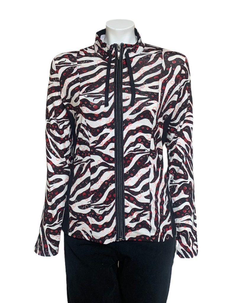 Barbara Lebek Zebra Print Jacket & T-shirt Set|Lebek |Irish Handcrafts 2