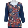 Barbara Lebek Floral Print Top|Barbara Lebek |Irish Handcrafts 1