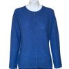 Castle Knitwear Round Neck Wool Cashmere Mix Cardigan|Irish Handcrafts 1