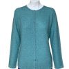 Castle Knitwear Round Neck Wool Cashmere Mix Cardigan|Irish Handcrafts 1