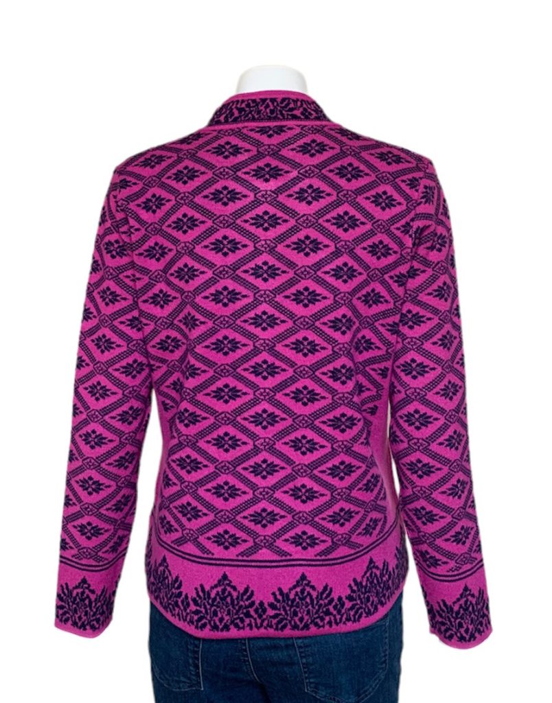 Castle Knitwear Cotton Enriched Jacqard Jacket|Women|Irish Handcrafts 2