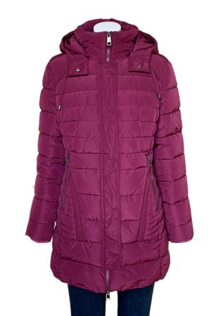 Lebek Quilted Coat With Hood|Barbara Lebek Clothing|Irish Handcrafts 1