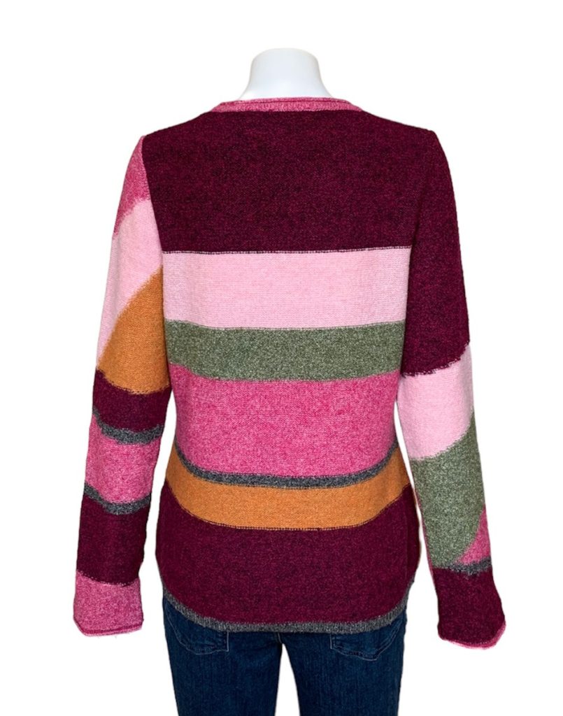 Rabe Abstract Print Lightweight Sweater|Ladies Knitwear|Irish Handcrafts 2