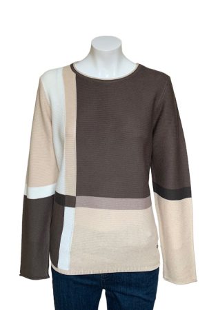 Rabe Colour Block Lightweight Sweater|Fashion Knitwear|Irish Handcrafts