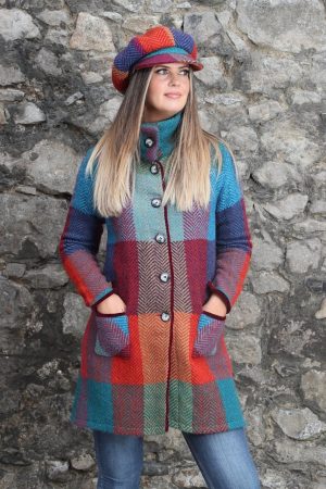 Weavers of Ireland Multicoloured Tweed Coat|Coats|Irish Handcrafts 1