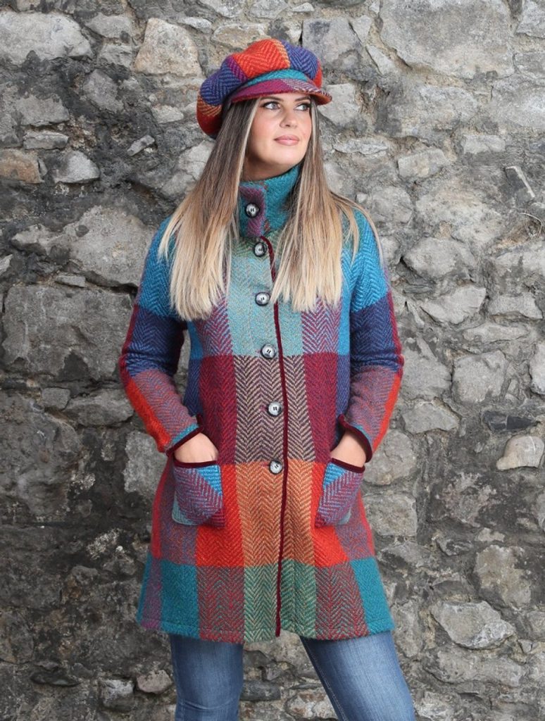 Weavers of Ireland Multicoloured Tweed Coat|Coats|Irish Handcrafts 1