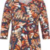 Barbara Lebek Leafy Print Top|Lebek|Irish Handcrafts 1