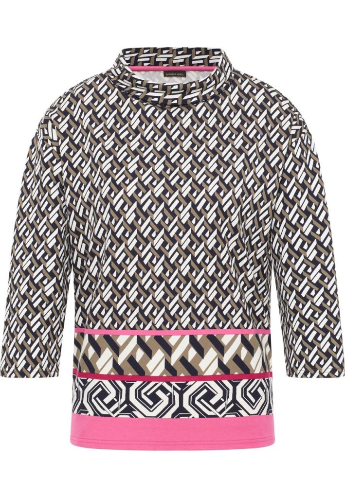 Barbara Lebek Print Sweater| Lebek Clothing| Irish Handcrafts 1